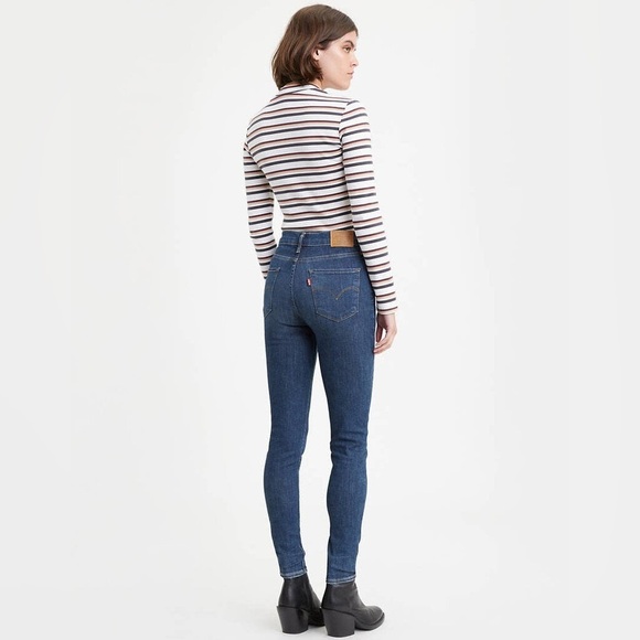 Levis 720 High Rise Super Skinny Denim Jeans Size 28 - Picture 3 of 16